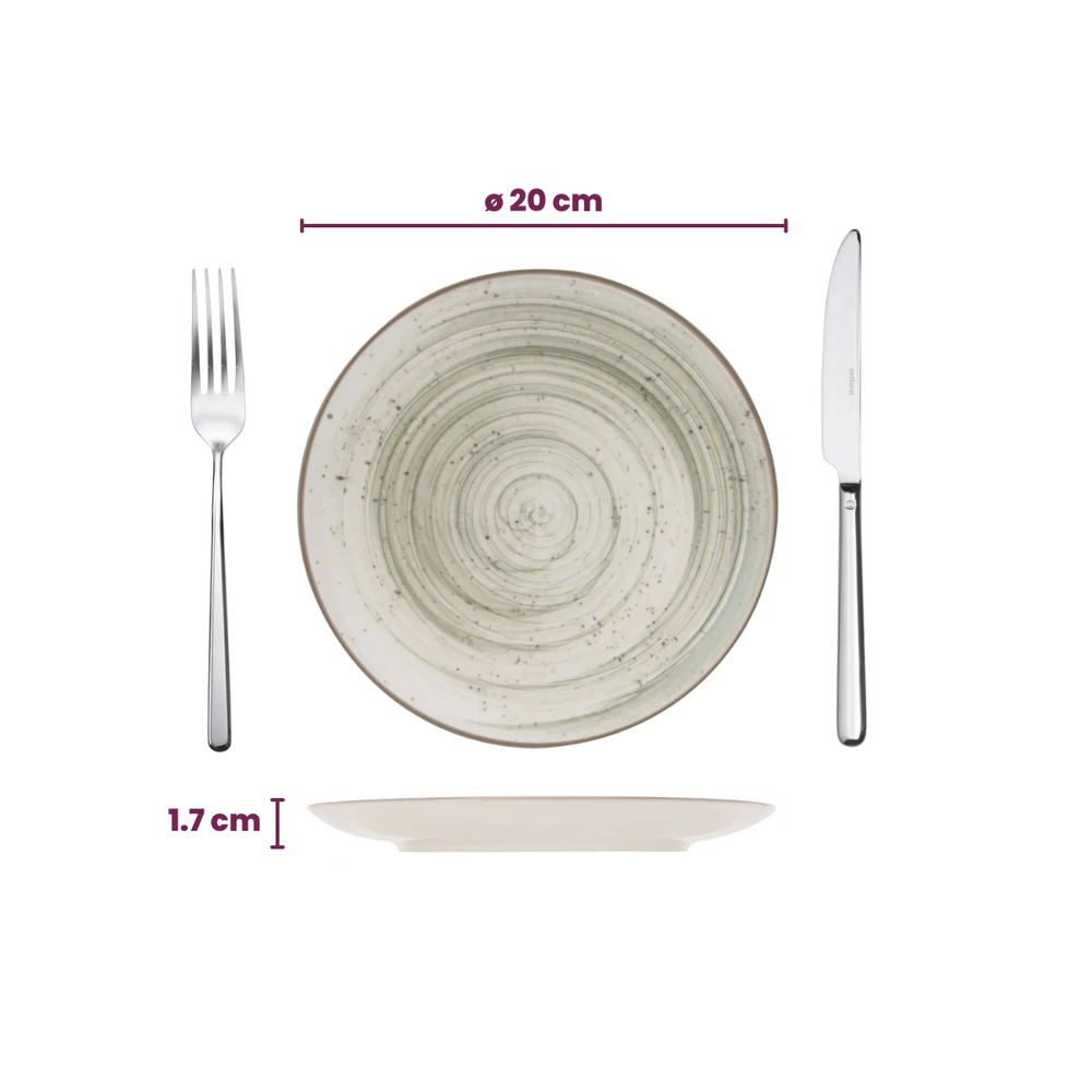 Ensemble d'assiettes à dessert Cosy & Trendy - Sintra Ivy - ø 20 cm - 4 pièces