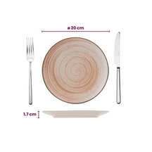 Set d'assiettes Cosy&Trendy - Assiettes à dessert - Sintra - 20cm - 4 pièces