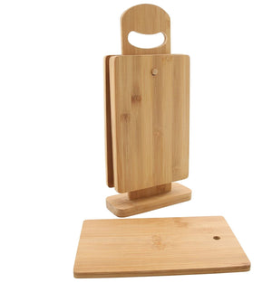 Set de planches à découper Cookinglife - en bambou - Organic - 5 pièces