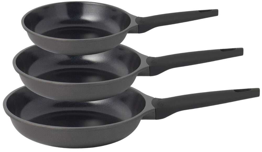 Sola Batterie de cuisine Ceramic Deluxe 3 pièces - ø 20, 24 et 28 cm - revêtement antiadhésif céramique
