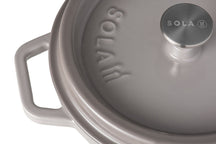 Cocotte en fonte Sola - Faitout - Gietijzer - ø 28 cm - Gris
