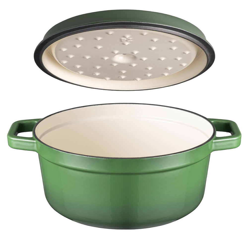 Cocotte en fonte Sola - Avec couvercle - Fonte - 3,2 L - 24 cm