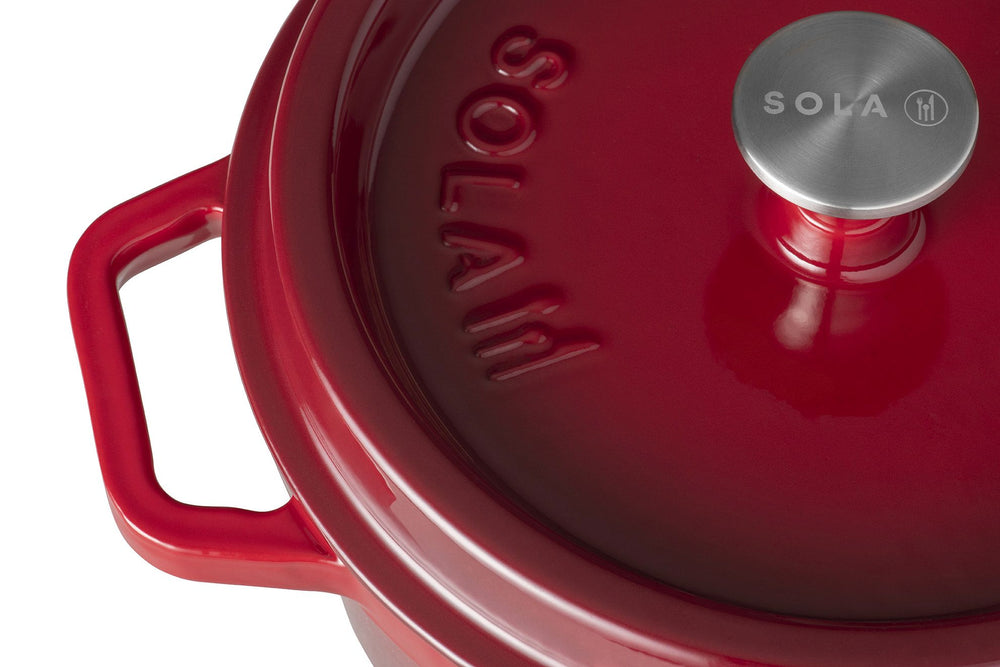 Cocotte en fonte Sola - Faitout rond - Collection Fonte - 28 cm