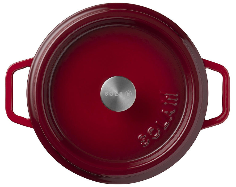 Cocotte en fonte Sola - Faitout rond - Collection Fonte - 28 cm