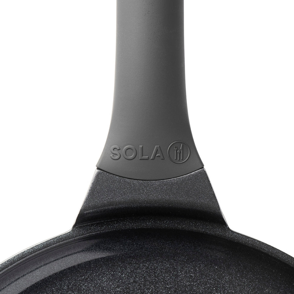 Sola Crêpière / Poêle à crêpes Ceramic Deluxe ø 28 cm - Induction compatible - Revêtement antiadhésif en céramique