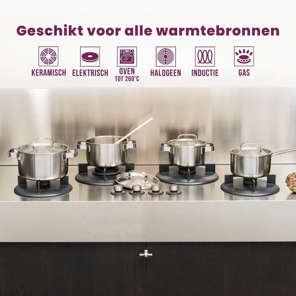 Sola Casserole avec couvercle Ruby - ø 24 cm / 5,5 litres