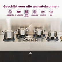 Sola Casserole avec couvercle Ruby - ø 24 cm / 5,5 litres