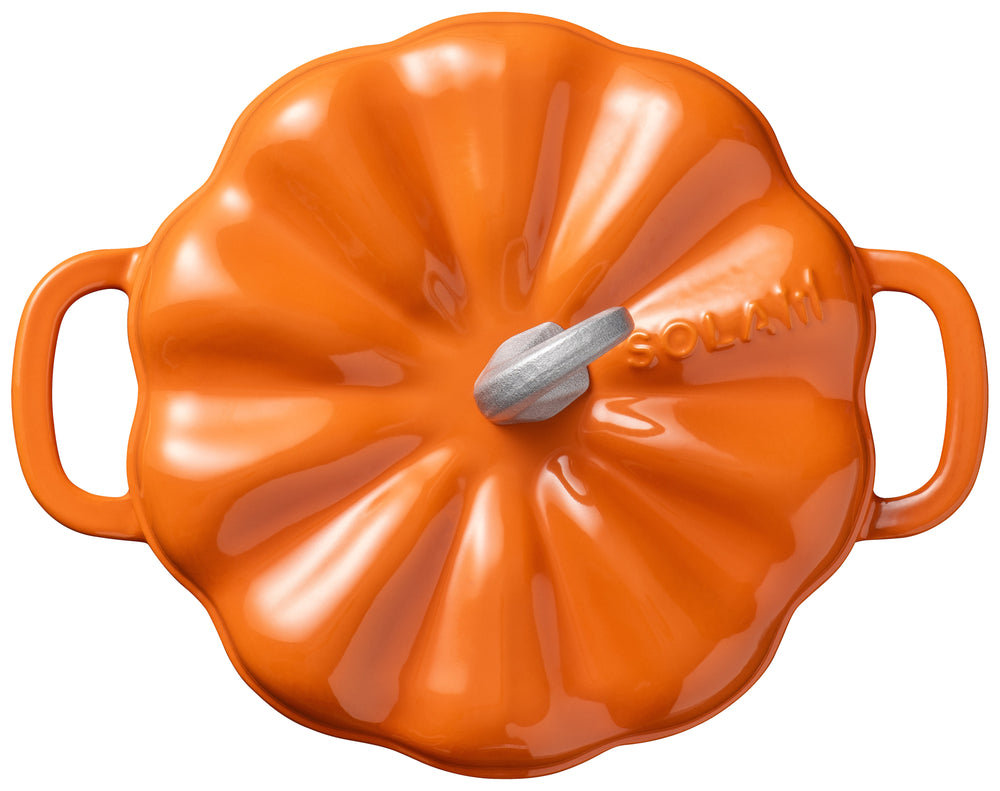 Cocotte en fonte Citrouille Sola Orange - ø 24 cm / 2,8 Litres - Émaillée