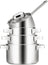 Batterie de cuisine Sola Ruby 4 pièces Premium Triply Inox - Casserole ø 16, 18, 20 cm & Casserole ø 16 cm - Induction compatible