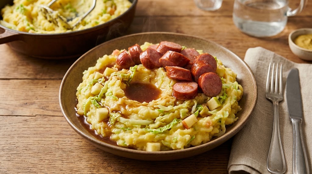 Une purée réconfortante et familière, avec une touche fraîche et sucrée
