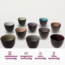 Set de tasses a cafe Cosy&Trendy - Tasse a cafe - Streetfood - 230ml - 10 pièces