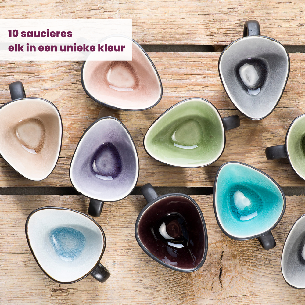 Ensemble de saucières Cosy & Trendy - Streetfood - 170 ml - 10 pièces