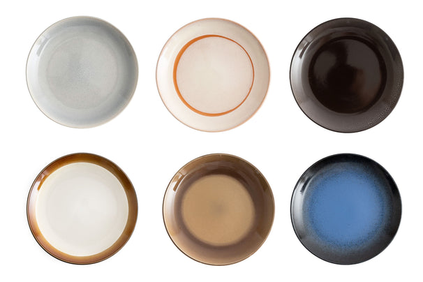 Set d'assiettes Studio Tavola - Assiettes à dessert - Earth - 20 cm - 6 pièces