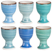 Set de coquetiers Cookinglife - Coquetiers en céramique - Delice Blue - 6 pièces