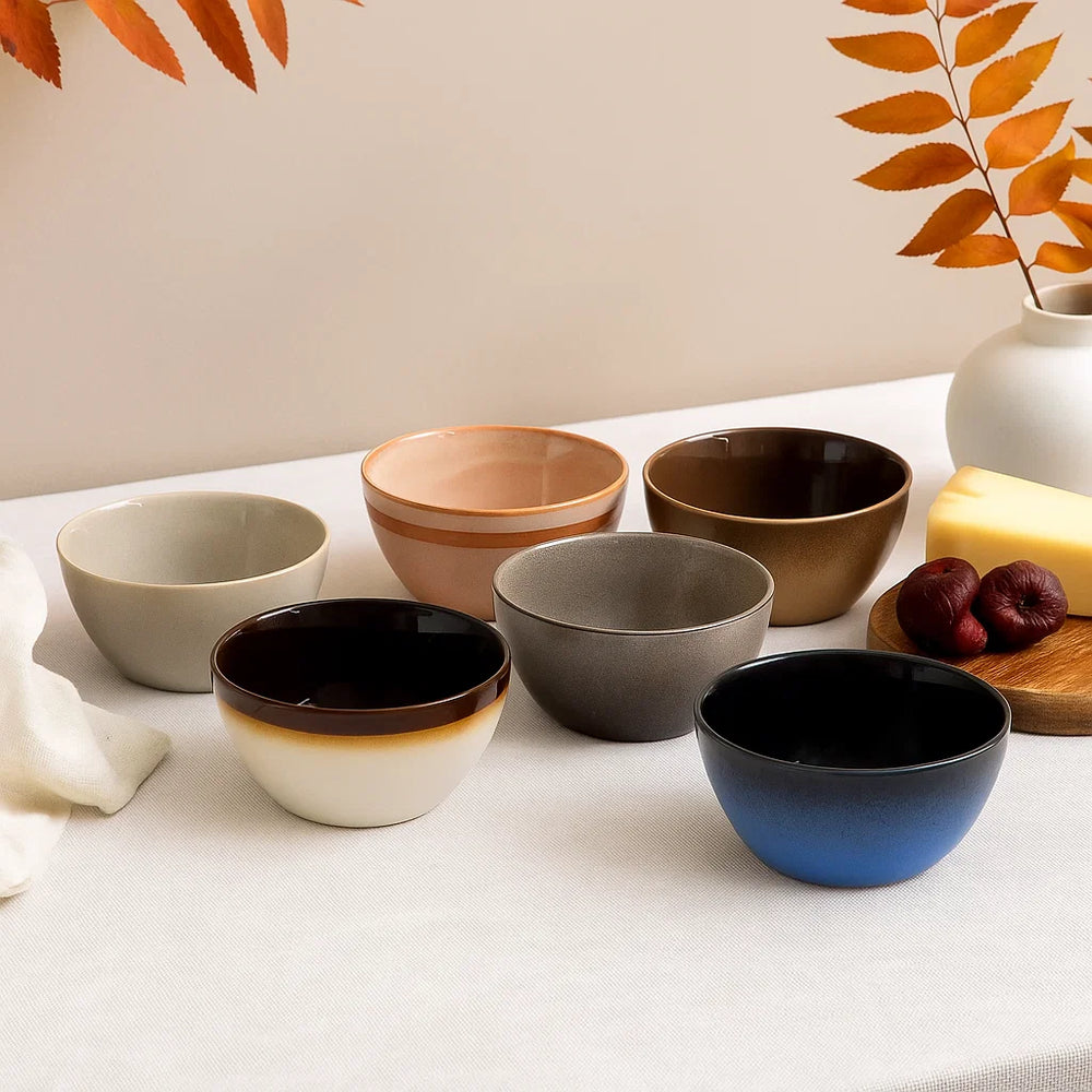 Ensemble de bols a soupe Studio Tavola - en grès - Earth - Ø 14 cm - 6 pièces