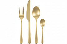 Ensemble de couverts Studio Tavola - en inox - Champagne - 4 pers - 16 pièces