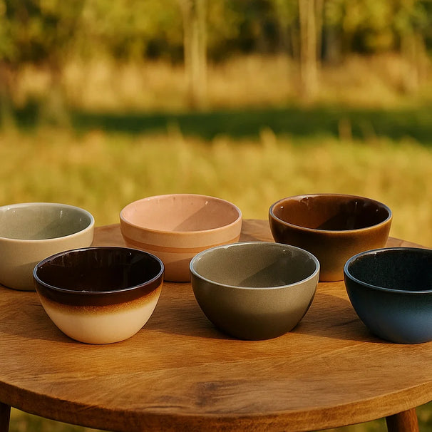 Ensemble de petits bols Studio Tavola - en faïence - Earth - Ø 10 cm - 6 pièces