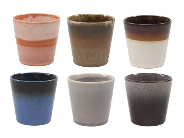 Ensemble de tasses à café Studio Tavola - Senseo - Terre - 200 ml - 6 pièces