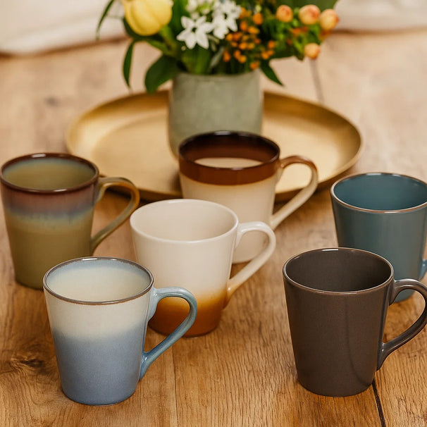 Set de tasses à café Studio Tavola - avec anse - Storm - 310 ml - 6 pièces