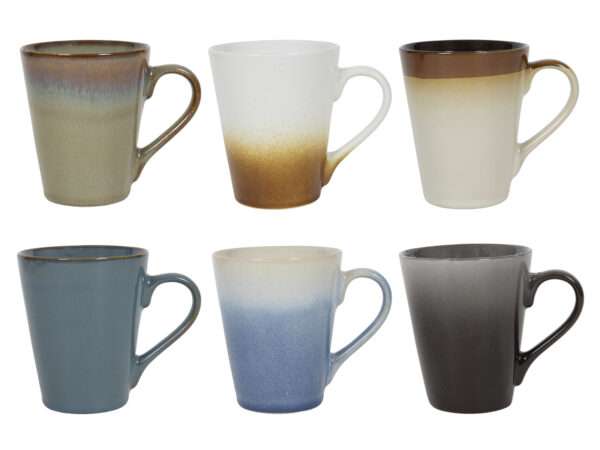Set de tasses à café Studio Tavola - avec anse - Storm - 310 ml - 6 pièces
