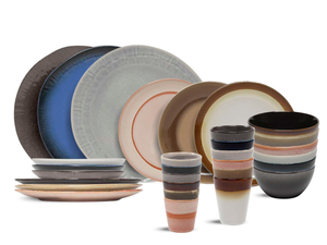 Ensemble de vaisselle Studio Tavola - Service 6 personnes - Earth - 30 pièces