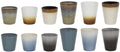 Set café Studio Tavola - Tasses café&cappuccino - Storm - 200/310ml - 12 pièces