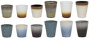Set café Studio Tavola - Tasses café&cappuccino - Storm - 200/310ml - 12 pièces