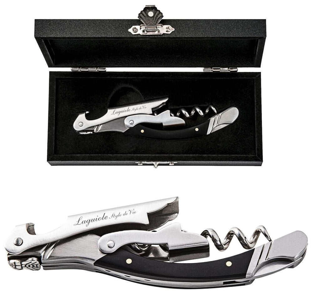 Tire-bouchon Laguiole Style De Vie - en acier inoxydable - Luxury line - 320 g