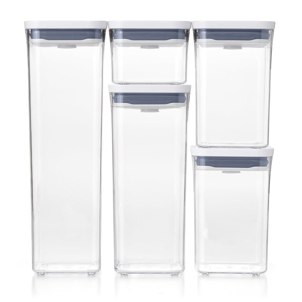 Ensemble de bocaux OXO Good Grips - Stockage - POP 2.0 - 400 ml-2,1 l - 5 pièces