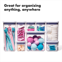 Ensemble de bocaux OXO Good Grips - Stockage - POP 2.0 - 400 ml-2,1 l - 5 pièces