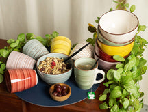 Set de tasses Studio Tavola - en céramique - Sunny Summer - 350 ml - 6 pièces