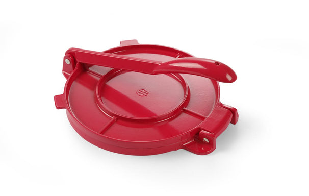 Presse-tortilla Hendi - Presse a tortilla - Rouge - en aluminium - 20 cm