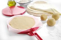 Presse-tortilla Hendi - Presse a tortilla - Rouge - en aluminium - 20 cm