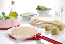 Presse-tortilla Hendi - Presse a tortilla - Rouge - en aluminium - 20 cm