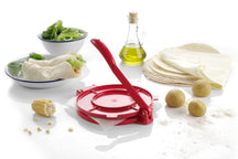 Presse-tortilla Hendi - Presse a tortilla - Rouge - en aluminium - 20 cm