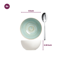 Ensemble de bols a soupe Cosy & Trendy - Turbolino Bleu - 500 ml - 6 pièces