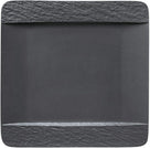 Assiette de dîner Villeroy & Boch Manufacture Rock - Noir - 28 x 28 cm