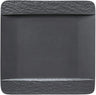 Assiette de dîner Villeroy & Boch Manufacture Rock - Noir - 28 x 28 cm