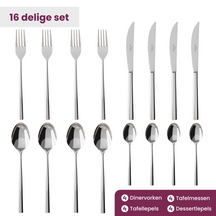 Ensemble de couverts Villeroy & Boch Piemont - 18/10 - 16 pièces