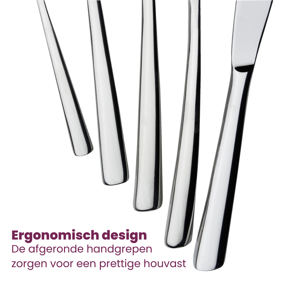 Ensemble de couverts Villeroy & Boch Piemont - 18/10 inox - 12 pièces / 3 personnes