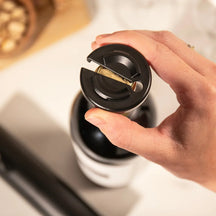 Ensemble d'ouvre-bouteille électrique Vacu Vin - Tire-bouchon - Noir - 2 pièces