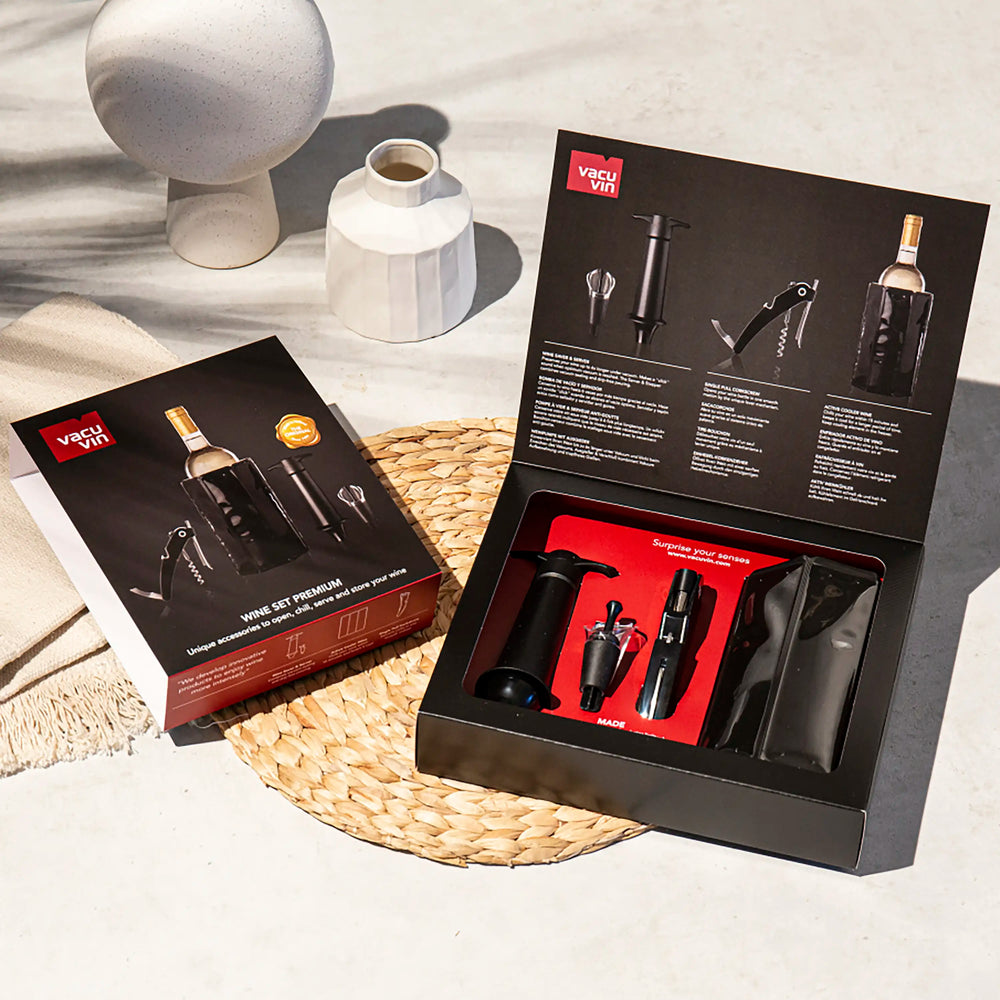 Ensemble de vin Vacu Vin - Accessoires a vin - Premium - 0,7-1,0 L - 4 pièces