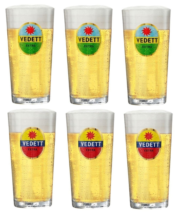 Verres à bière Vedett Extra 330 ml - 6 pièces
