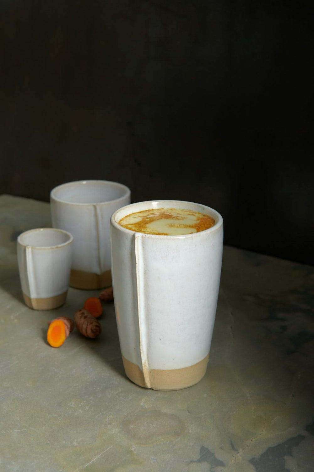 Tasse à lait ASA Selection - en grès - Verana - 400 ml - Blanc