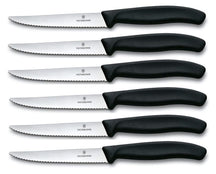 Couteaux à steak Victorinox Swiss Classic Crantés - 6 pièces