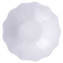 Service de table Villa d'Este Home Scallop Blanc Opaal 18 pièces / 6 personnes - 6 assiettes à dîner, 6 assiettes à petit déjeuner et 6 assiettes creuses