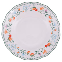 Service de table Villa d'Este Home Cherry Flowers Baita 18 pièces / 6 personnes - 6 assiettes à dîner, 6 assiettes à petit-déjeuner et 6 assiettes creuses