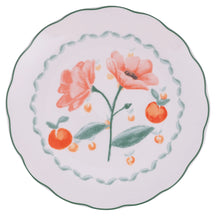 Service de table Villa d'Este Home Cherry Flowers Baita 18 pièces / 6 personnes - 6 assiettes à dîner, 6 assiettes à petit-déjeuner et 6 assiettes creuses