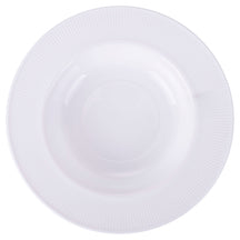 Service de table Villa d'Este Home Decor blanc opale 18 pièces / 6 personnes - 6 assiettes à dîner, 6 assiettes à petit déjeuner et 6 assiettes creuses