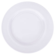 Service de table Villa d'Este Home Decor blanc opale 18 pièces / 6 personnes - 6 assiettes à dîner, 6 assiettes à petit déjeuner et 6 assiettes creuses